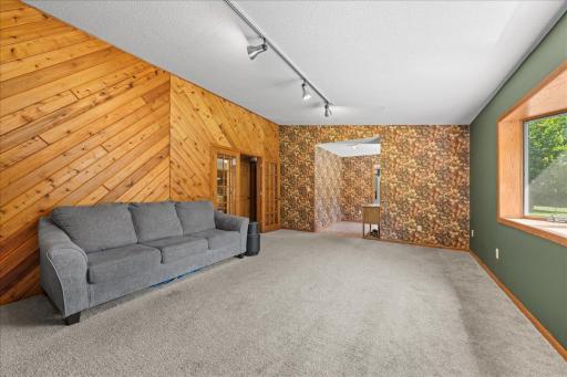 Family room on main level