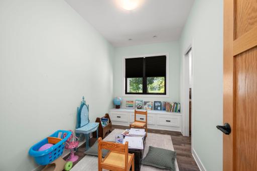 8 x 12 craft room or future office off the owners' suite.