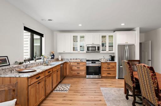 Enormous, full 2nd kitchen on the lower level.