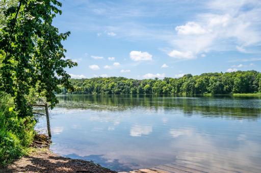 Many triathletes train in the cool, pristine waters of North Little Long Lake.