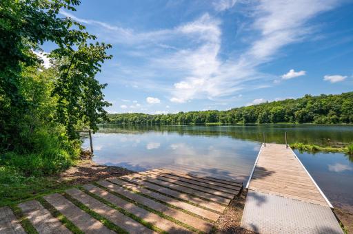Approximately 1/2 mile away is a public boat launch with dock.