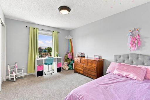 Bedrooms offer plenty of space for furnishings.