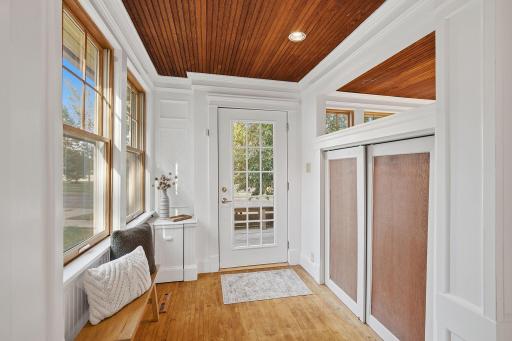 It's Minnesota - you need room to take off your boots and hang your coat. You will love the big coat closet and landing zone.