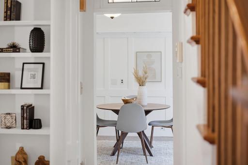 Let's step into the dining room...
