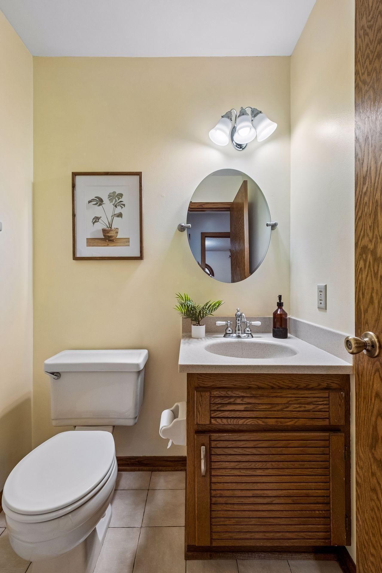 Main floor powder room.