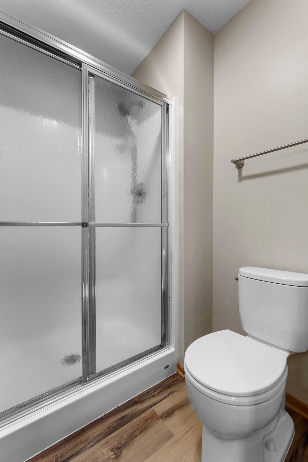 Step in shower.
