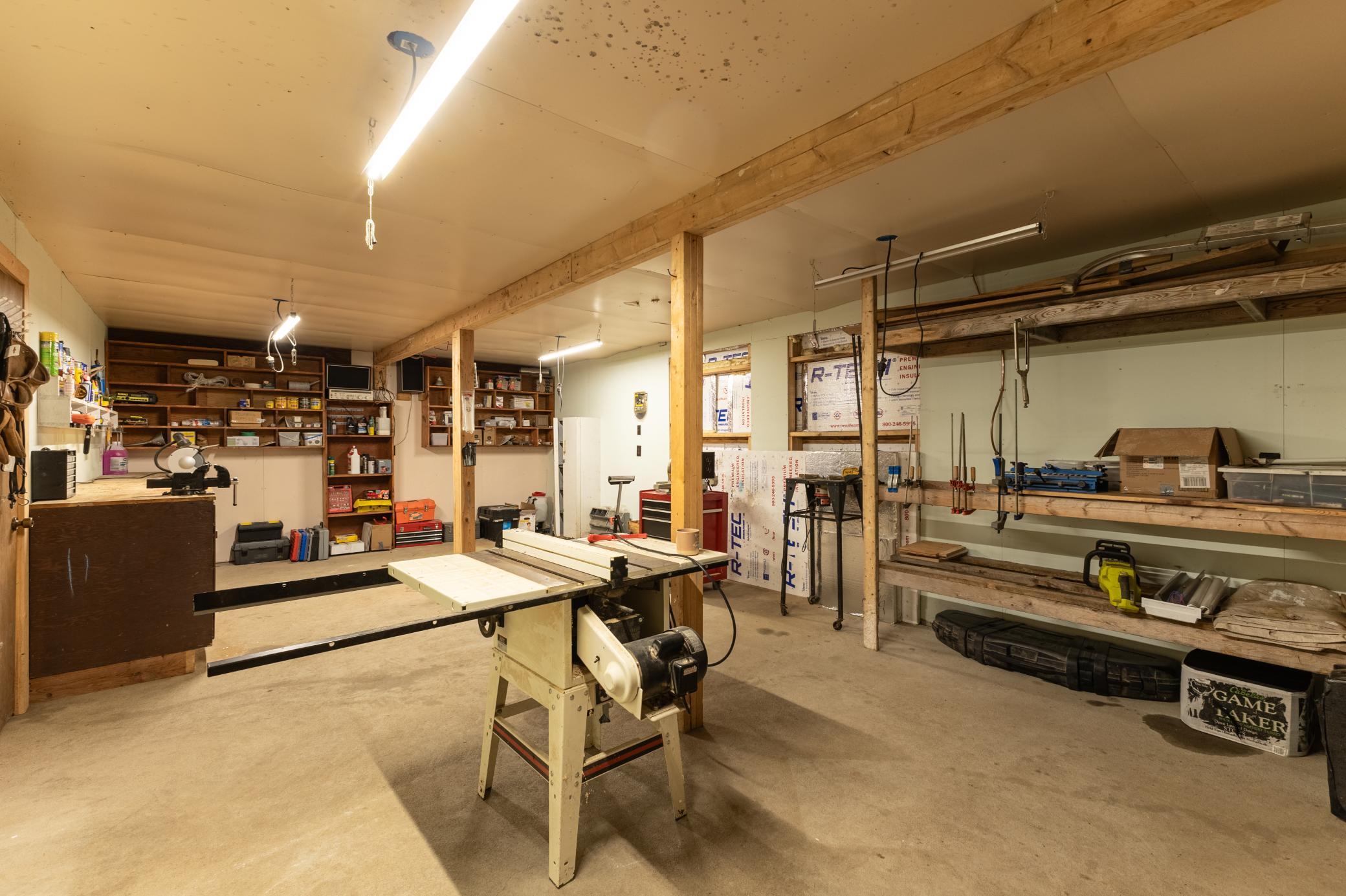 Workspace in Shed