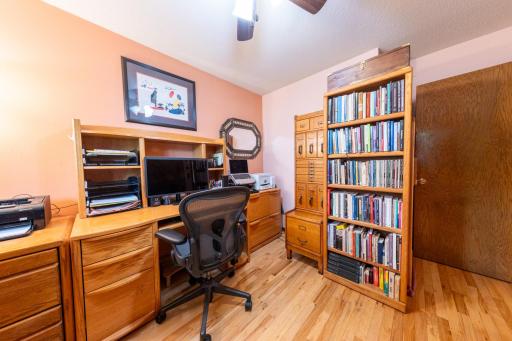 Upper level 2nd bedroom, currently used as an office.
