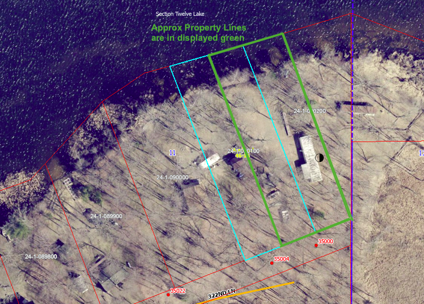 Approximate Lot Lines