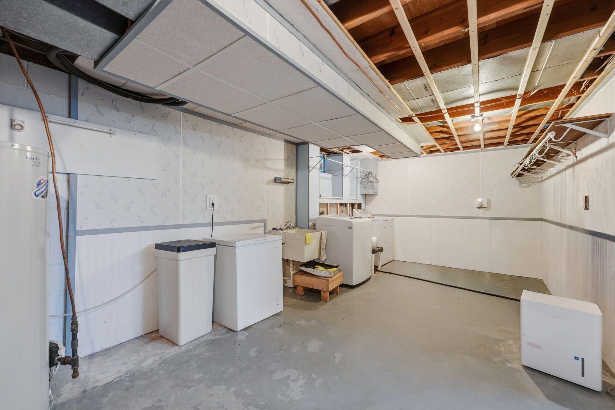 Large laundry area