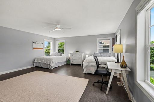 The large 4th bedroom is a bonus room over the garage.