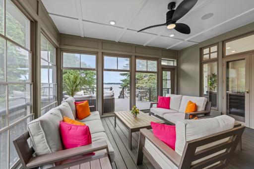 An exceptional three-season retreat where lake views, fresh air and effortless indoor-outdoor living become part of everyday life.