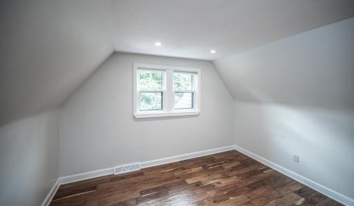 Second bedroom with engineered floors