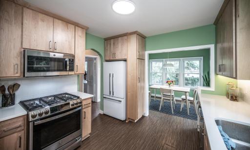 The kitchen was remodeled in 2021