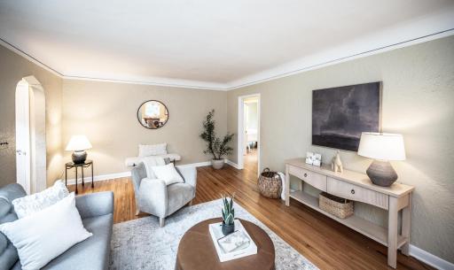 Beautiful hardwood floors throughout the main level