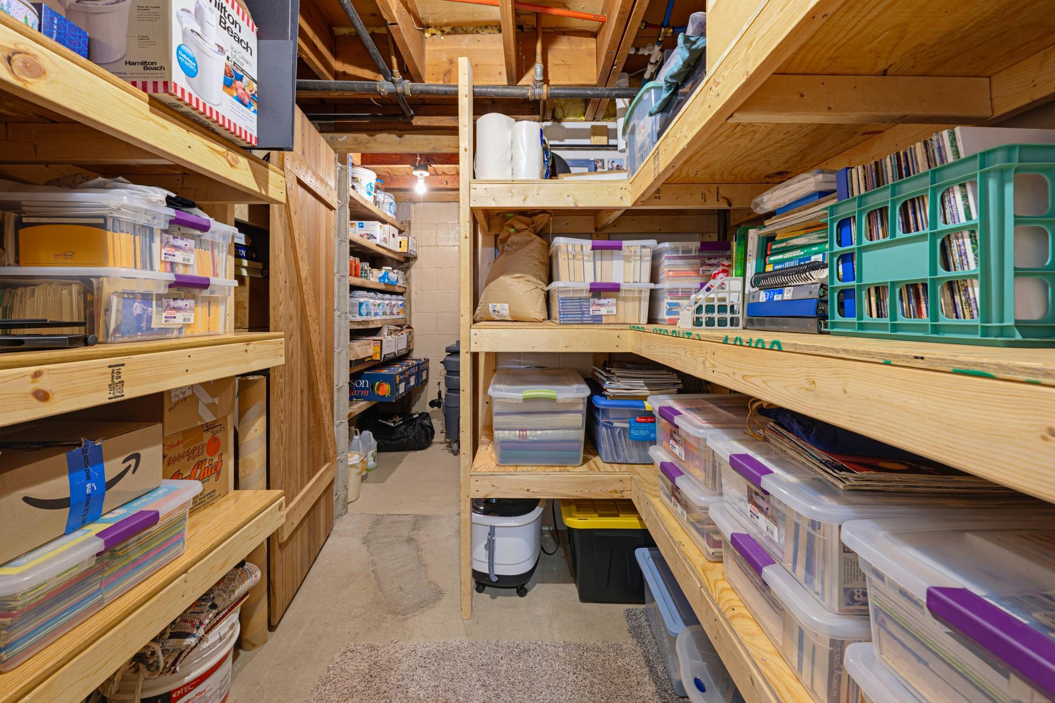 Storage is abundant in this home with plenty of closets.