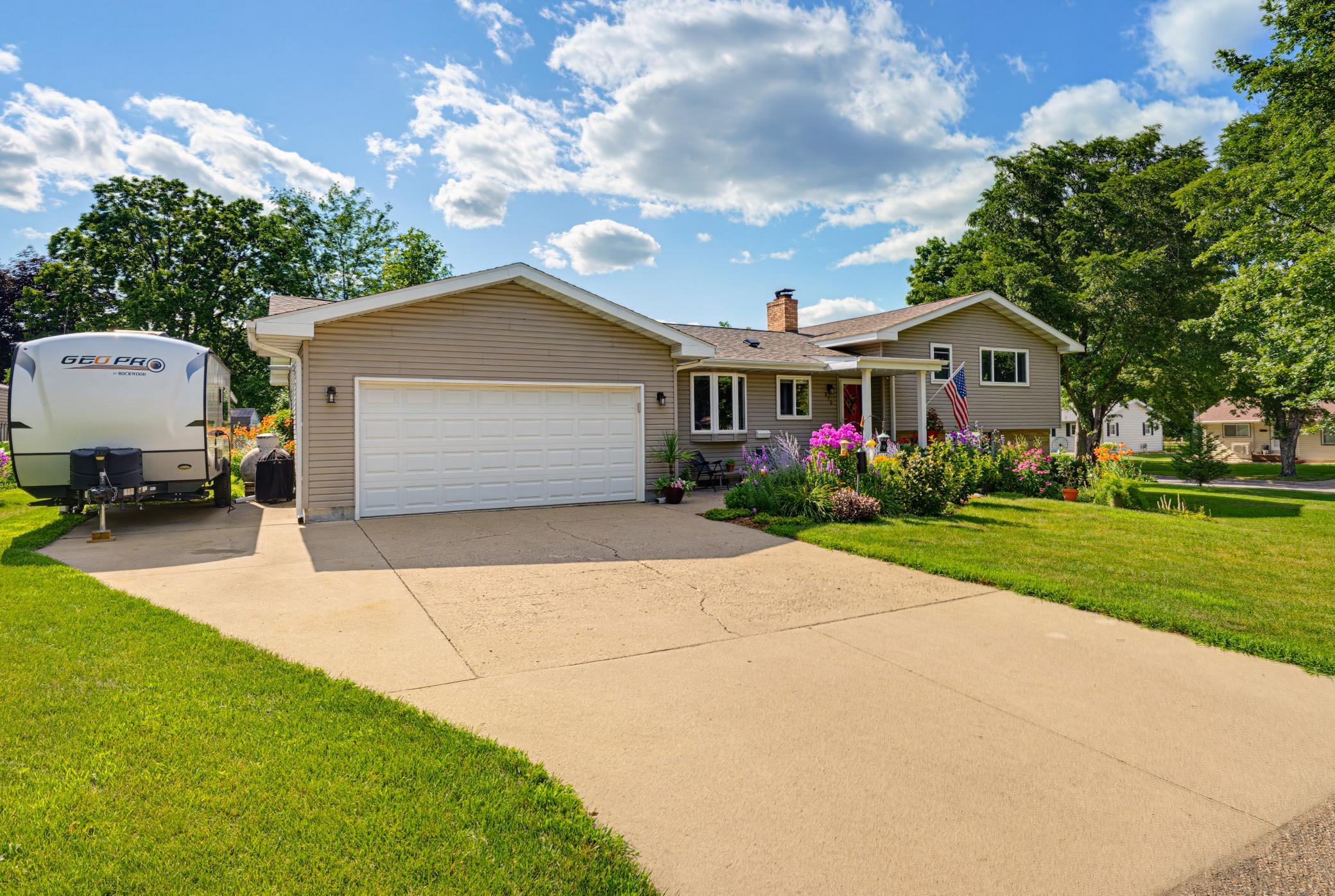 The attached garage is insulated and heated.