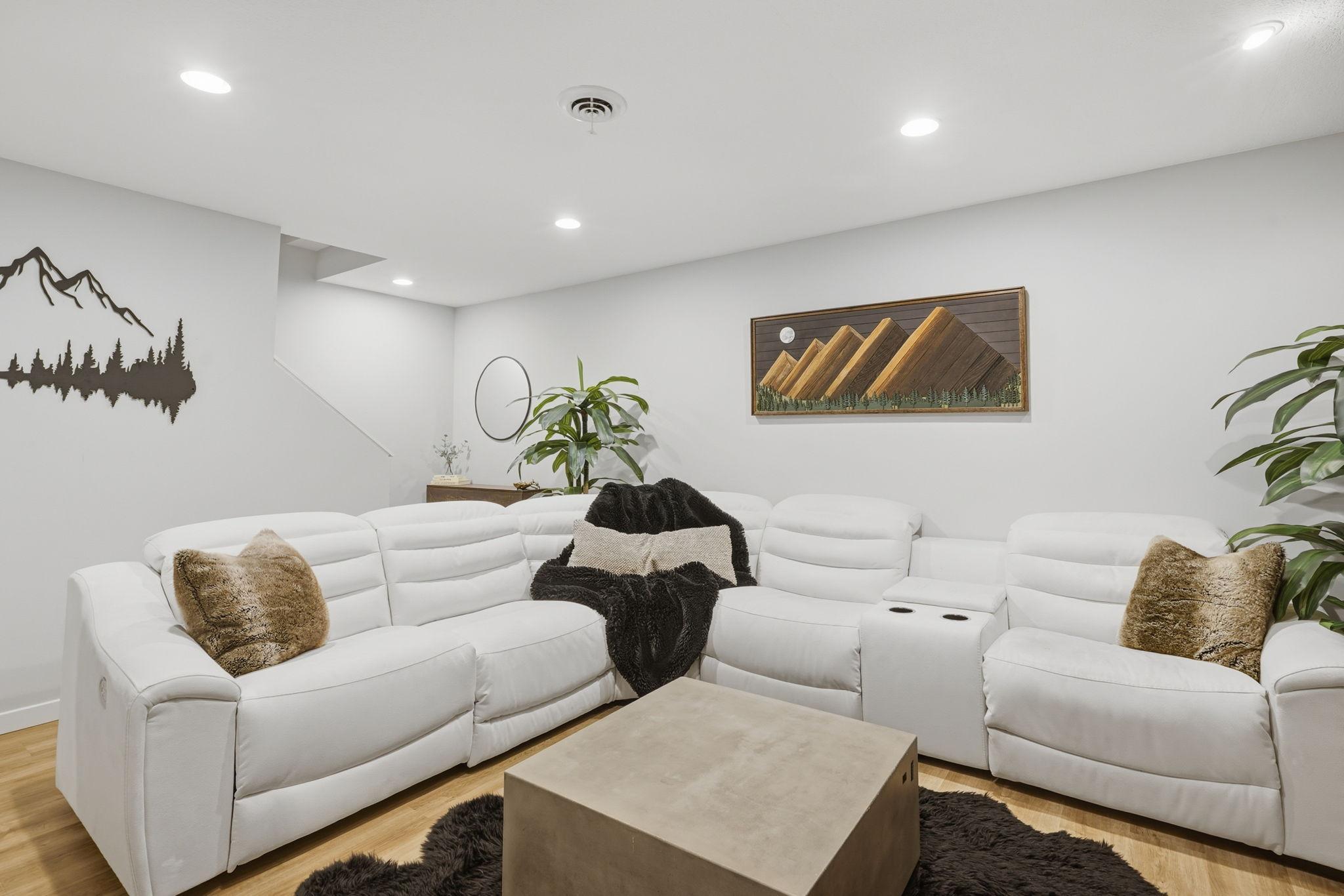 Perfect for movie nights or relaxing with family and friends