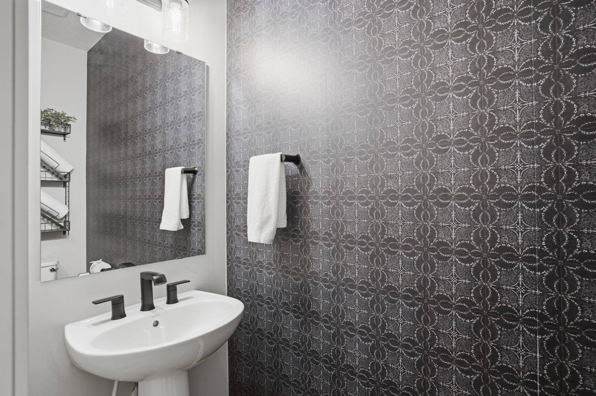 Main level half bath
