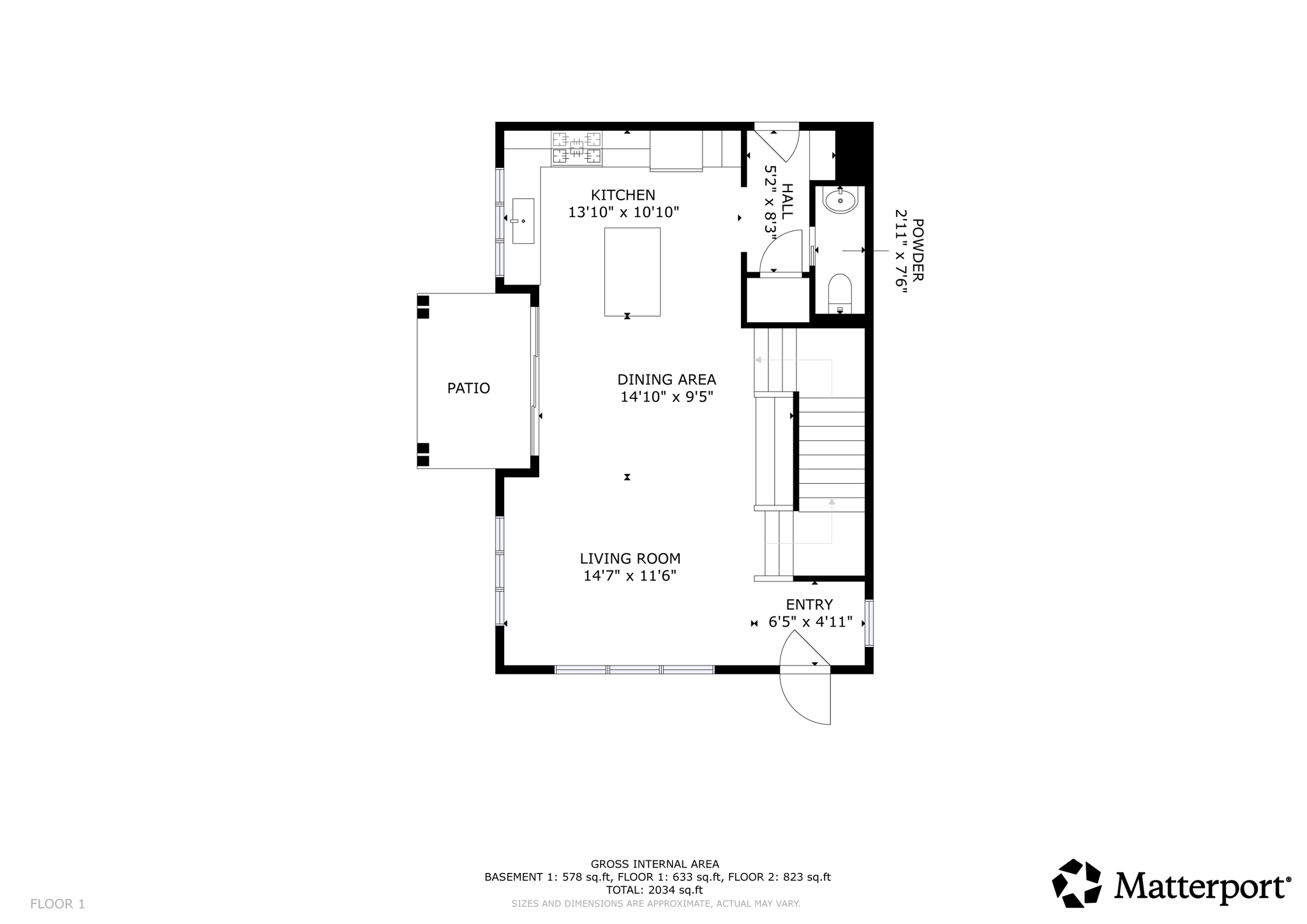 Main Level Floorplan
