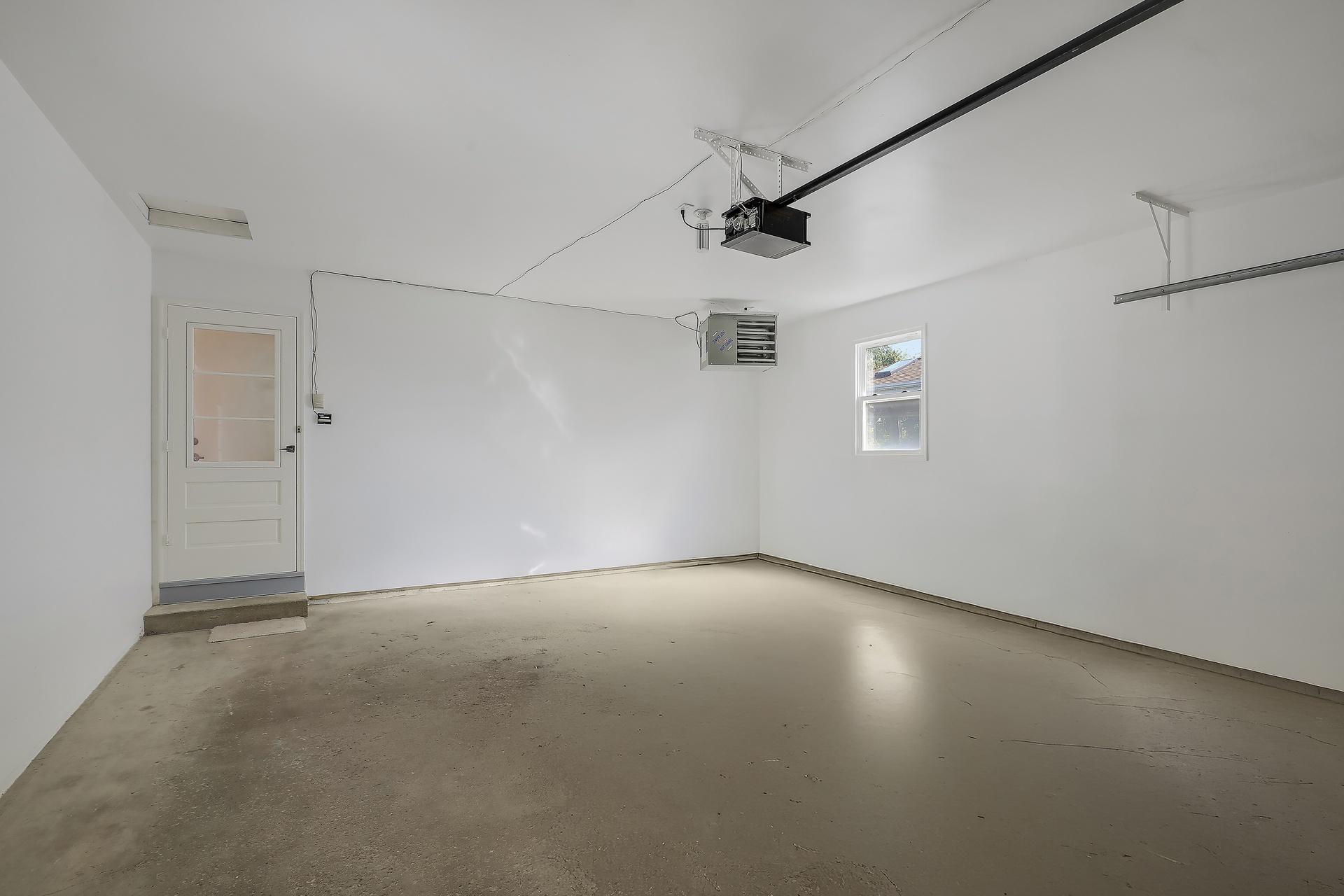 Garage heated