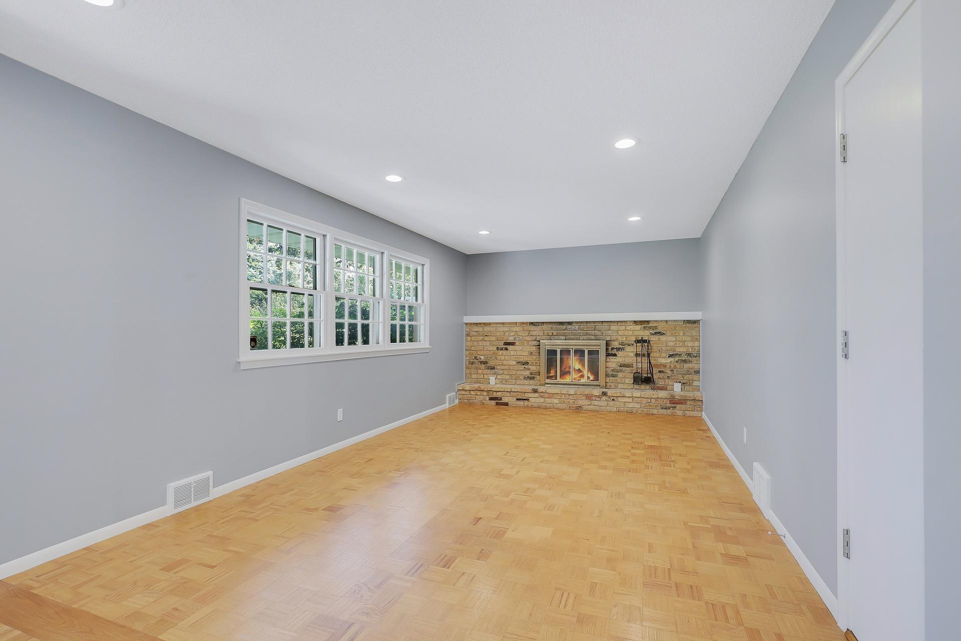 Family Room fireplace