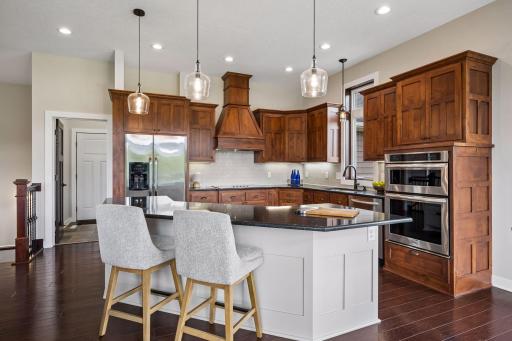 Stunning kitchen with a large center island!