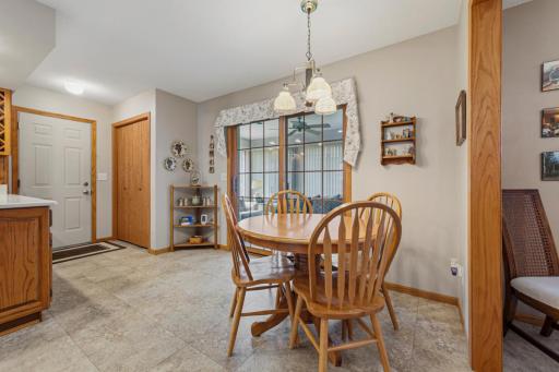 With direct access from the attached garage, the transition home is easy and carefree!