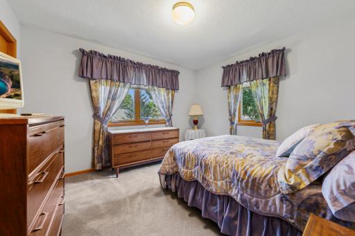 All three upper bedrooms are generous in size.