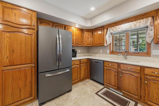 The new appliance package, with slate finished, is both attractive and worry-free!