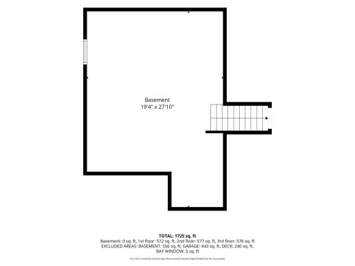 Floorplan - Basement