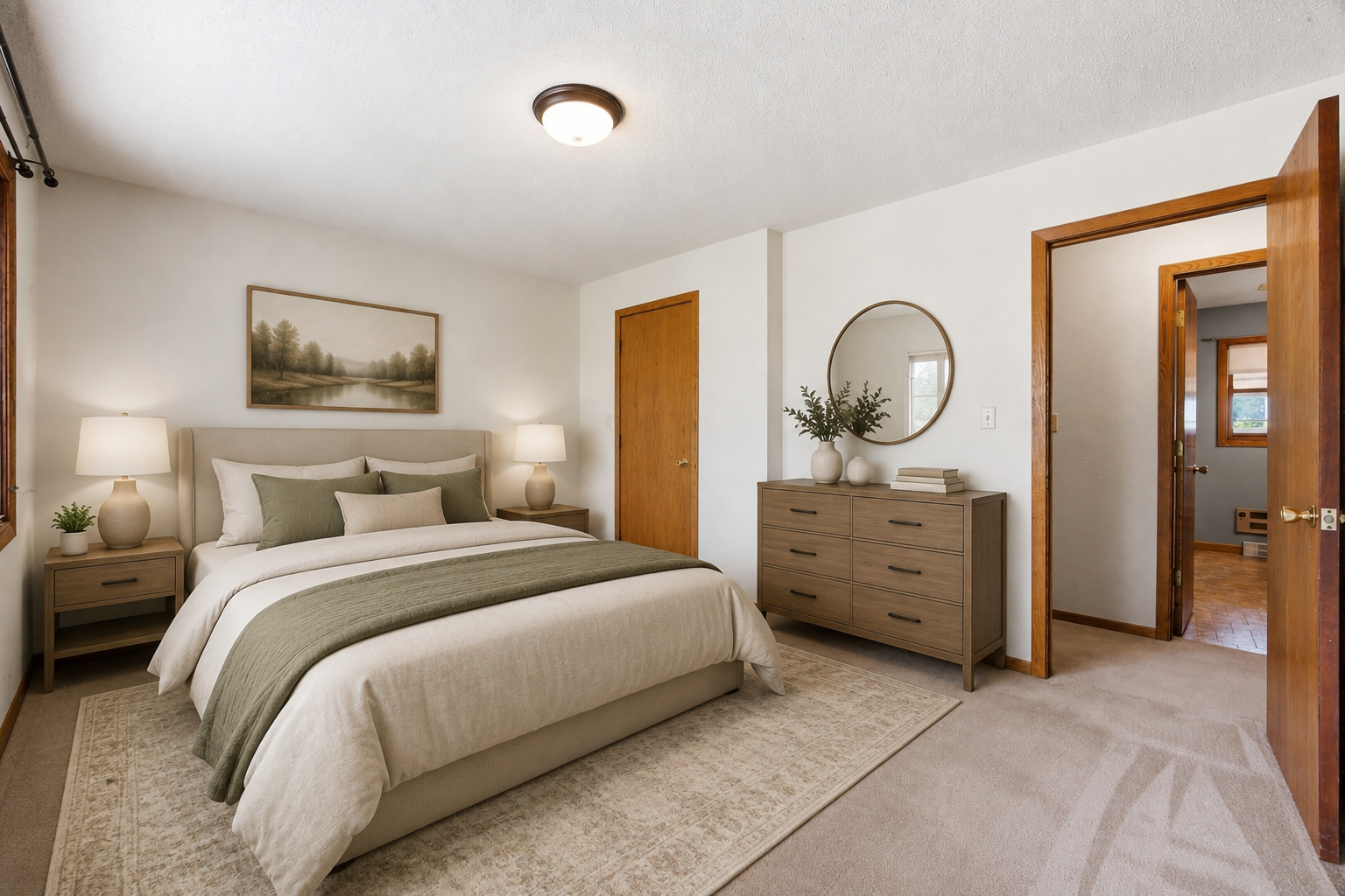 Primary Bedroom - Virtually Staged