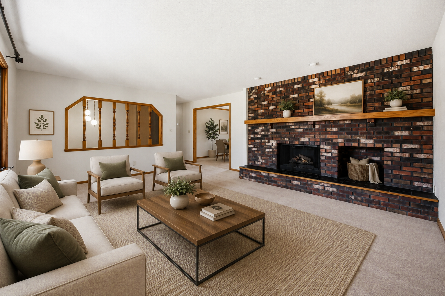 Living Room - Virtually Staged
