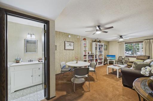 Library/game room - available for overnight guest accommodation