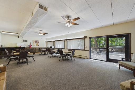Party room - accessible to outdoor patio and indoor pool