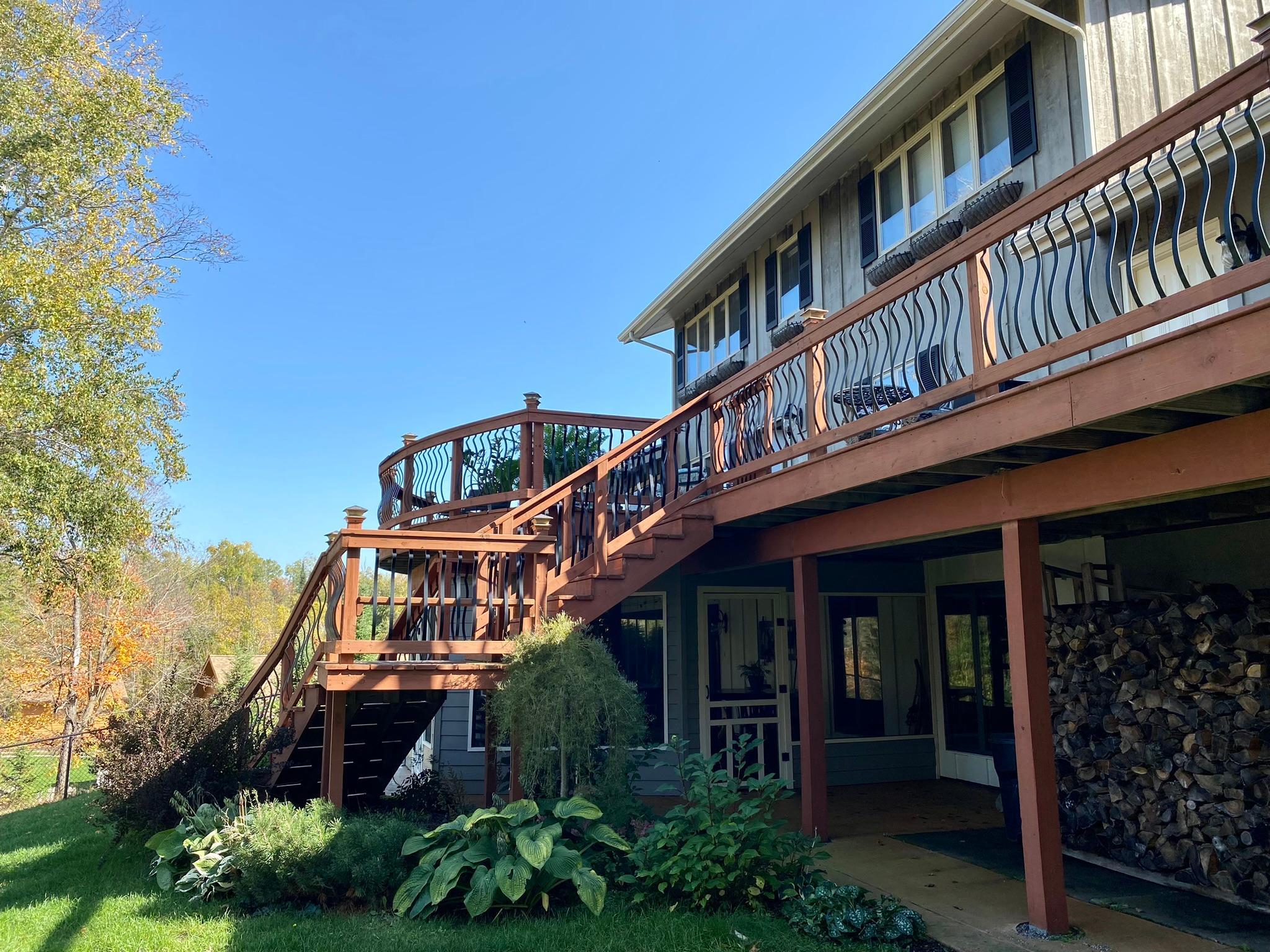 Huge deck