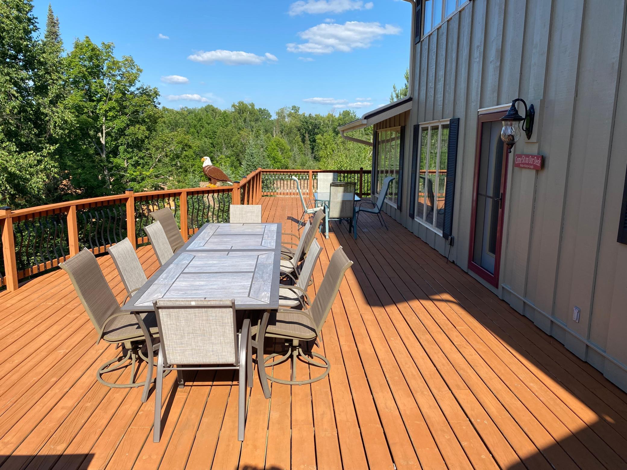 Huge deck