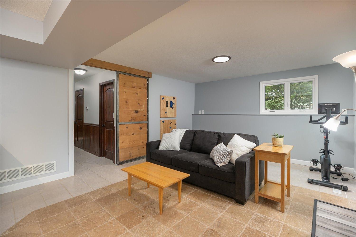 Lower level family room