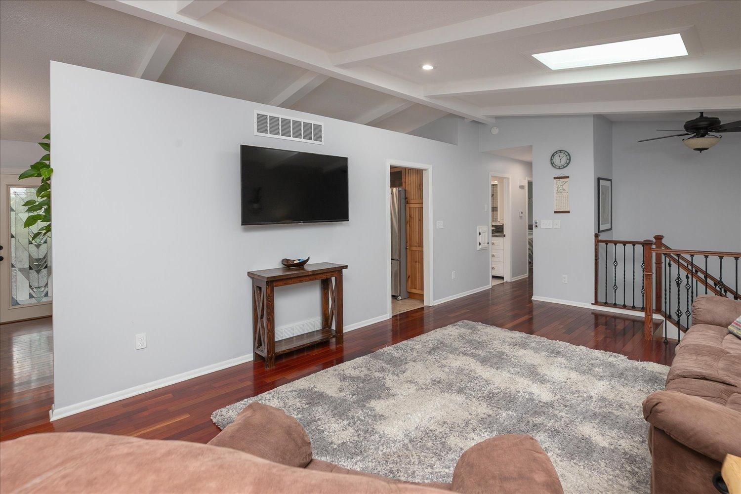 Natural light living room
