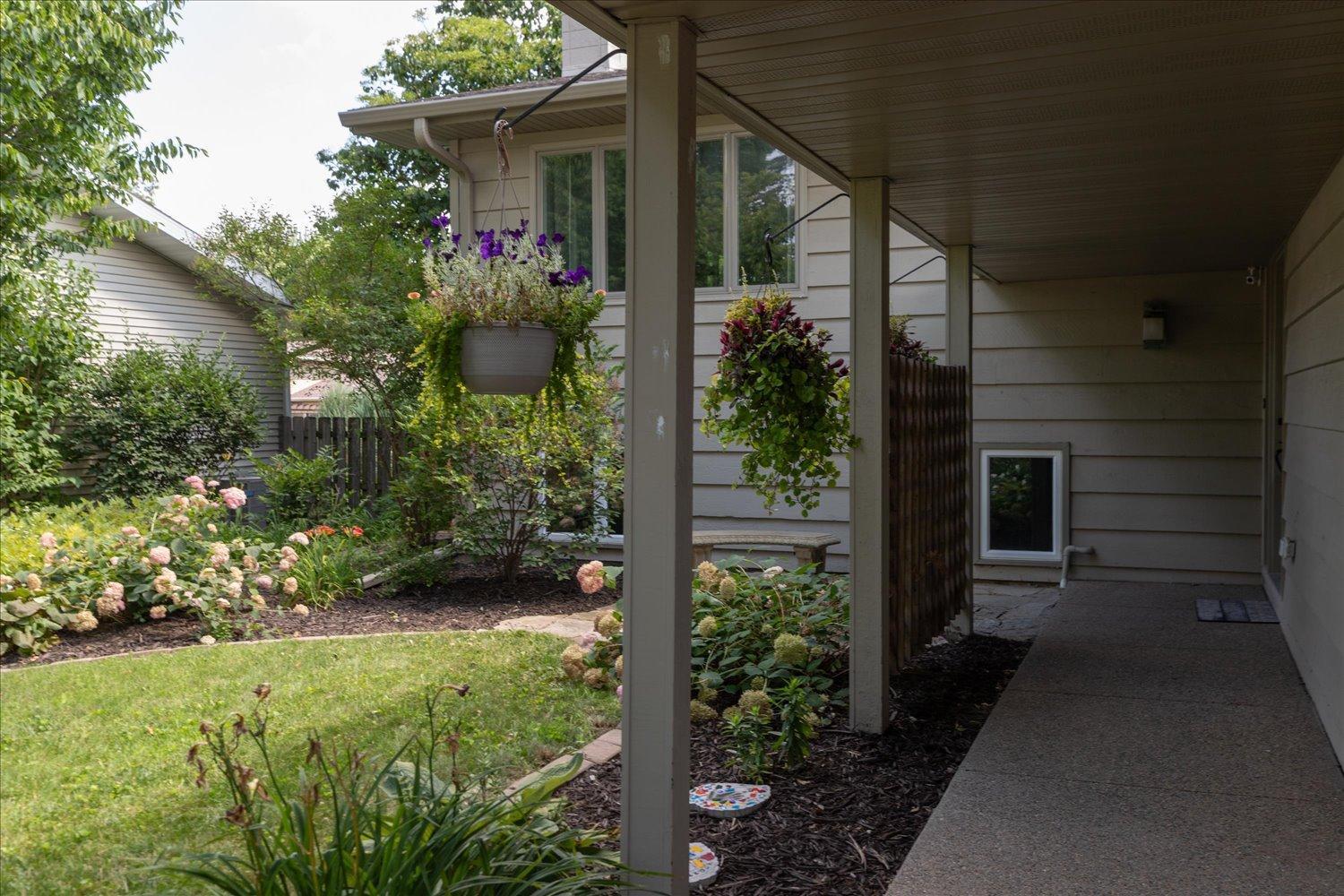 Covered front walkway