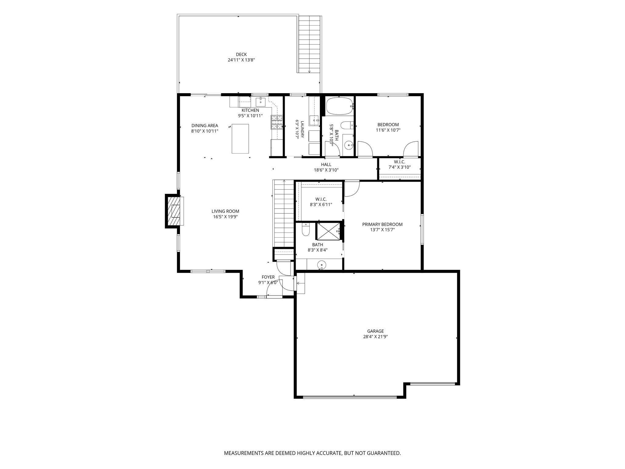 Main level floor plans