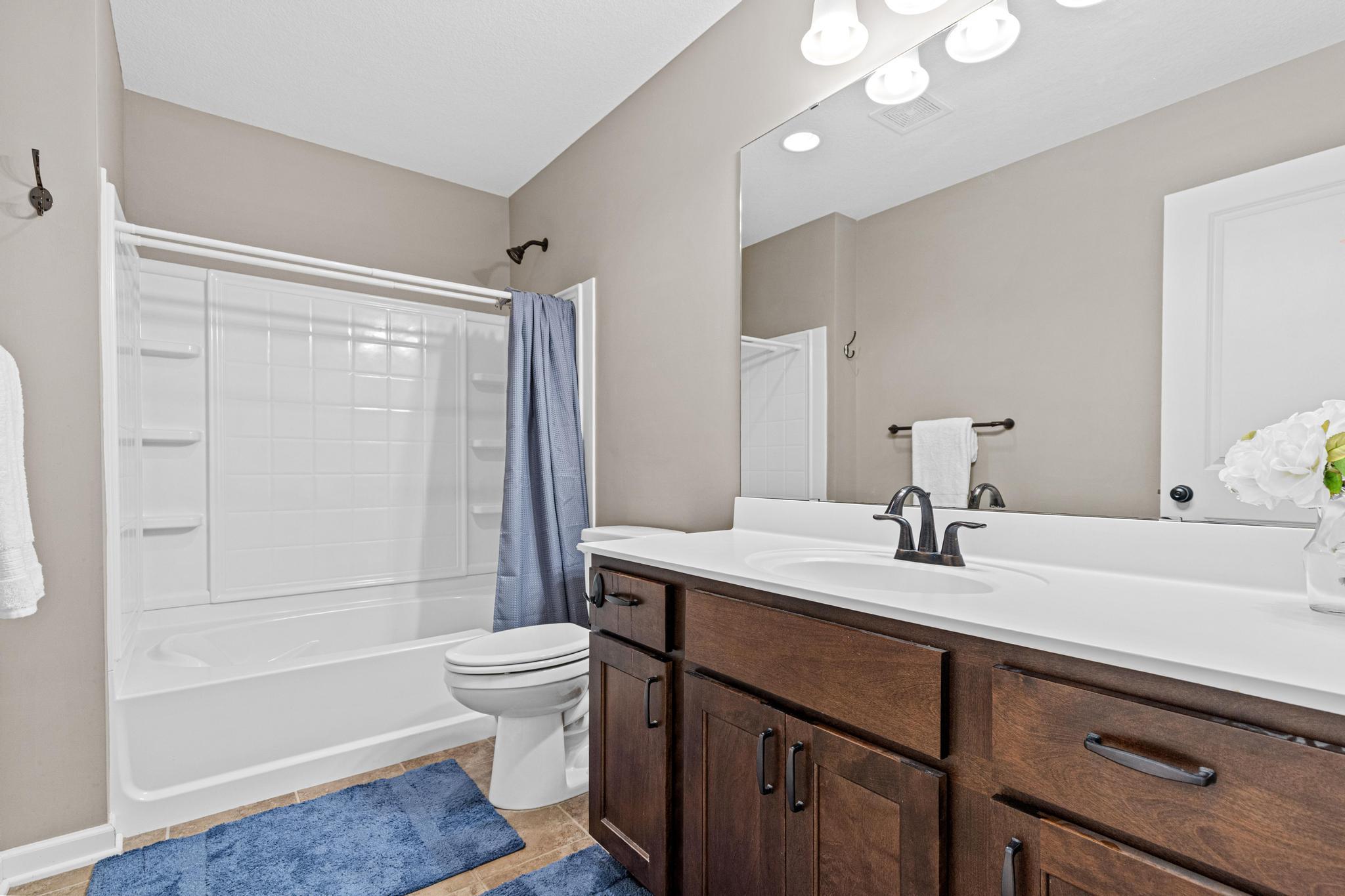 Hallway full bathroom