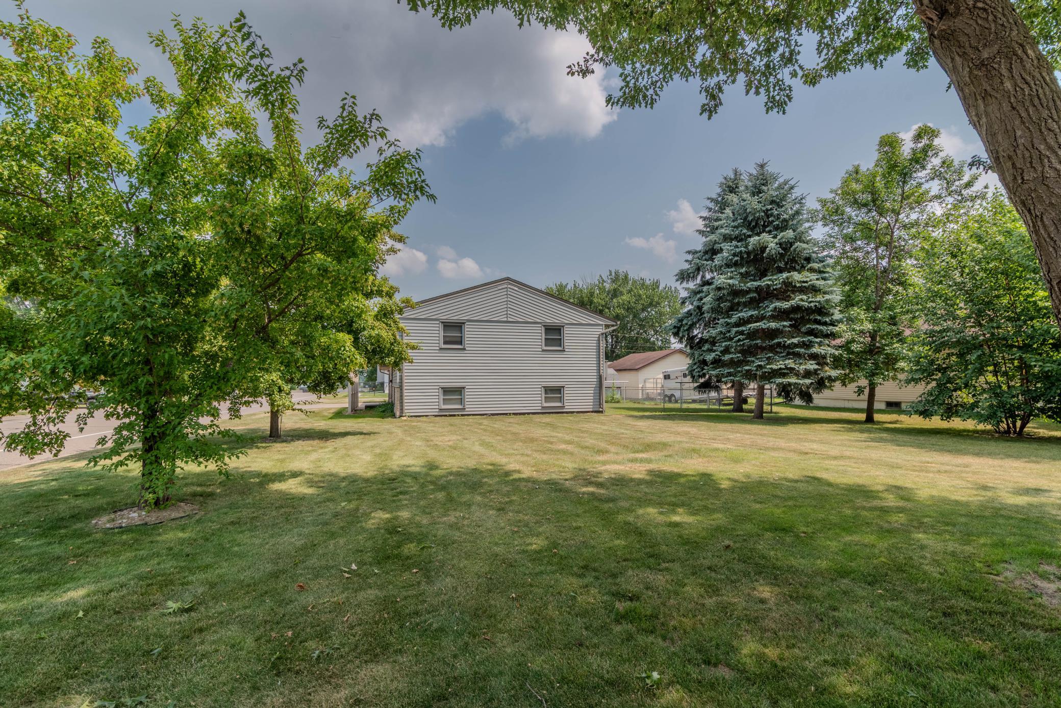 View of property from the west