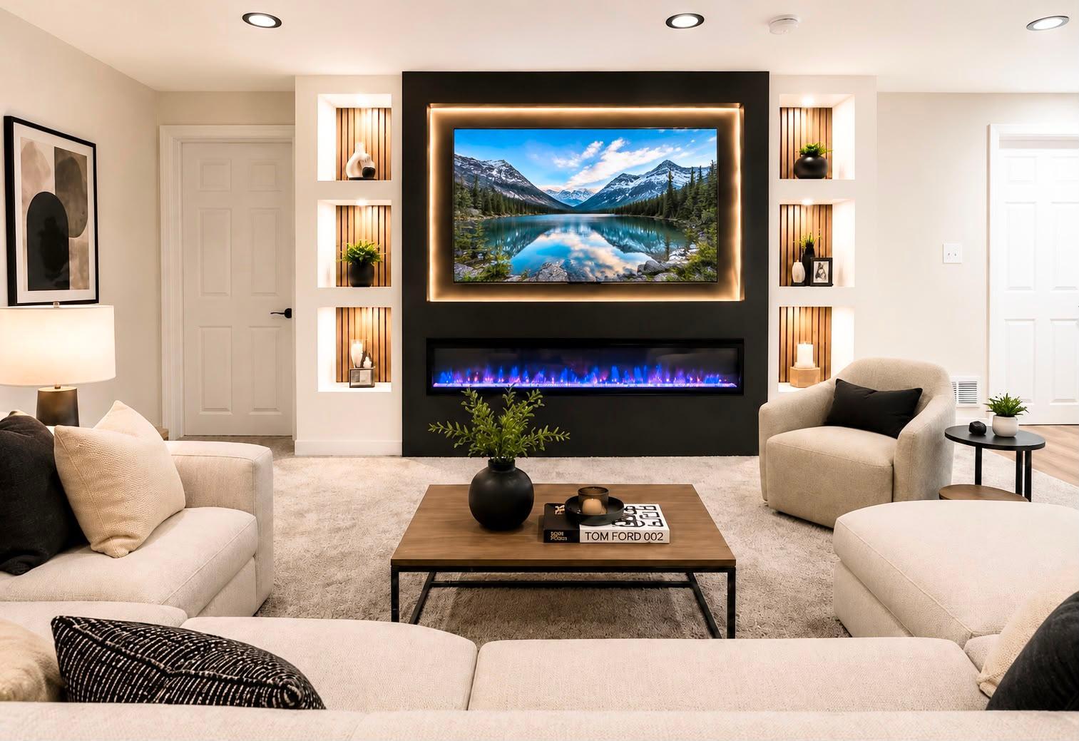 Family Room - Option 2 - Virtually Staged