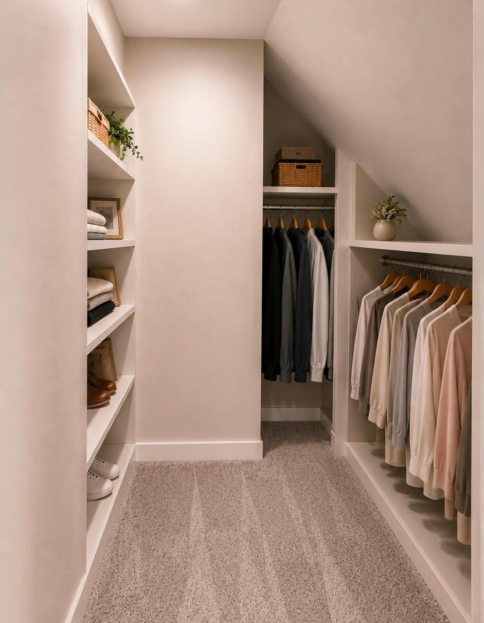 Walk In Closet - Virtually Staged