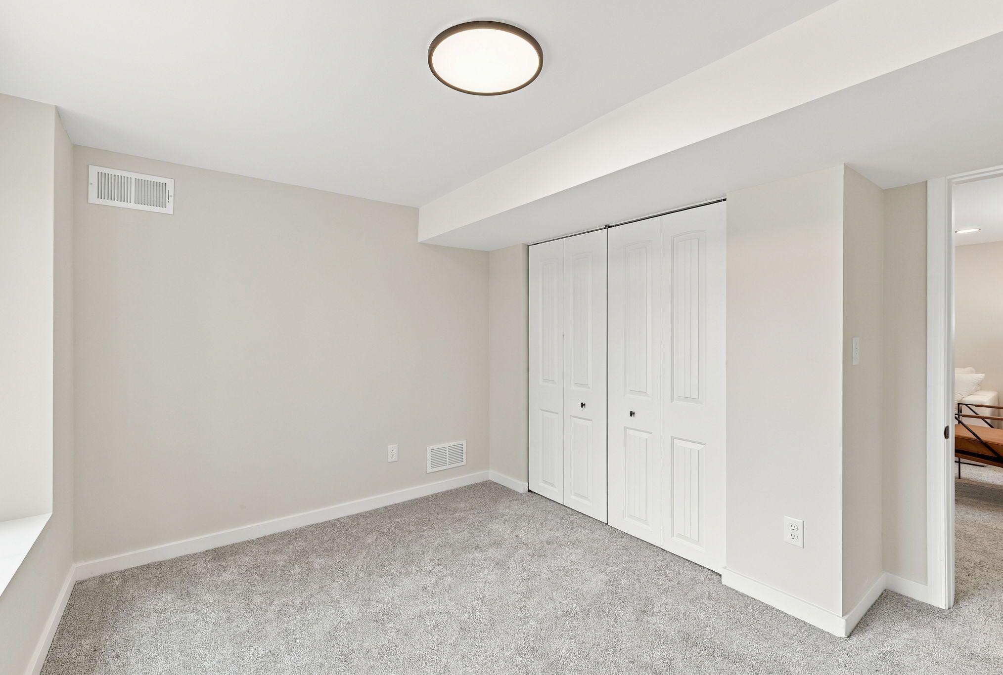 Lower Bedroom with Closet