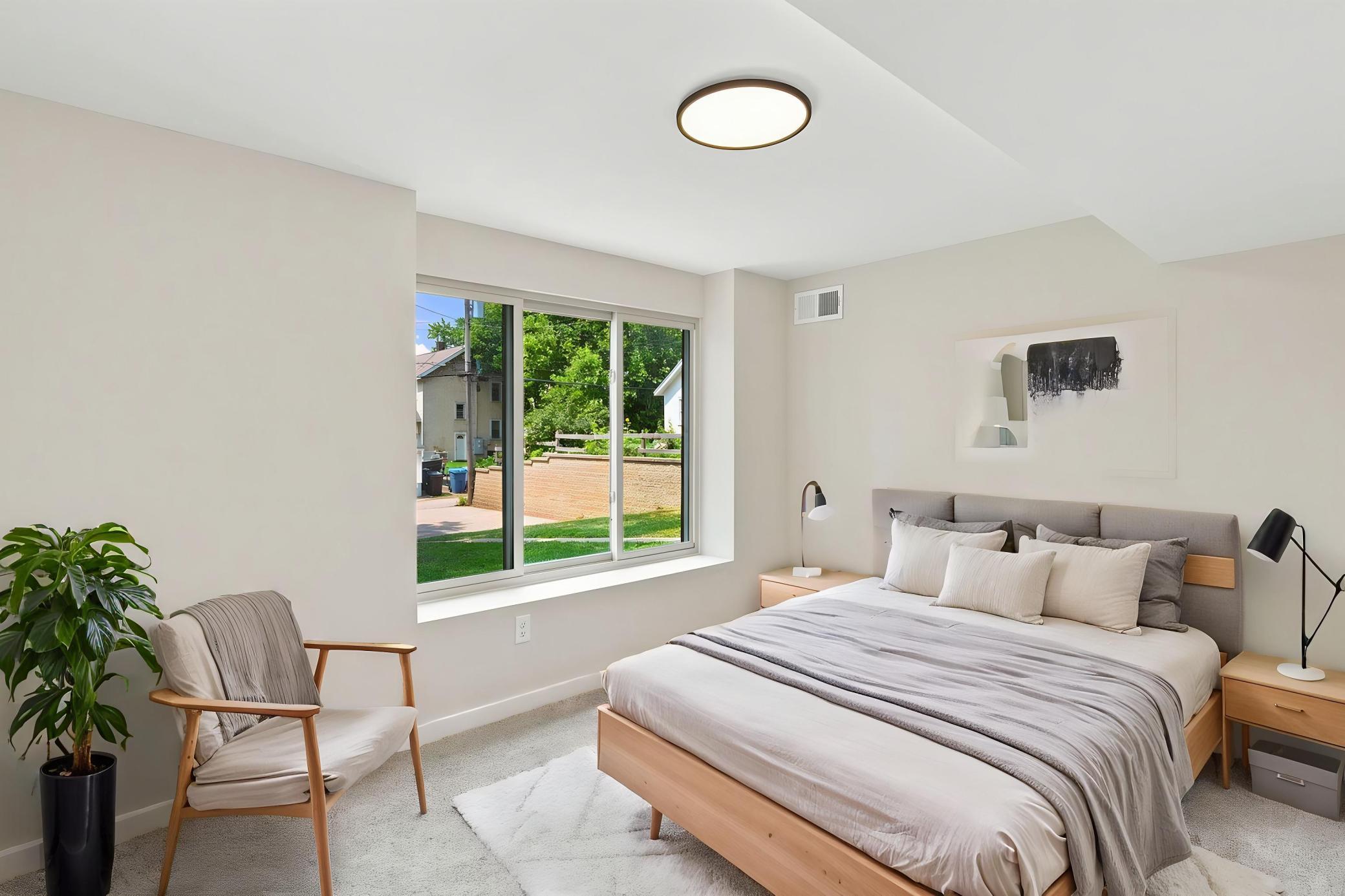 Lower-Bedroom - Virtually Staged