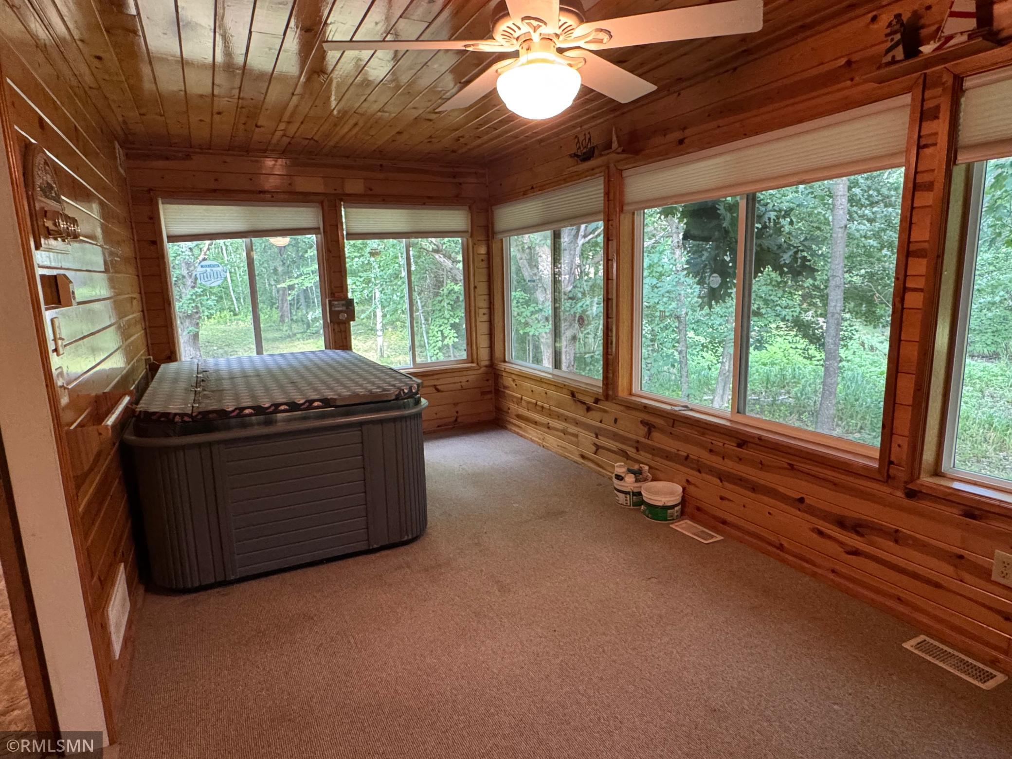 Hot tub room and spa area