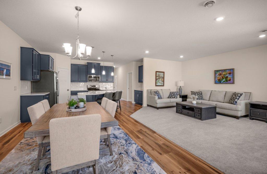 informal dining area