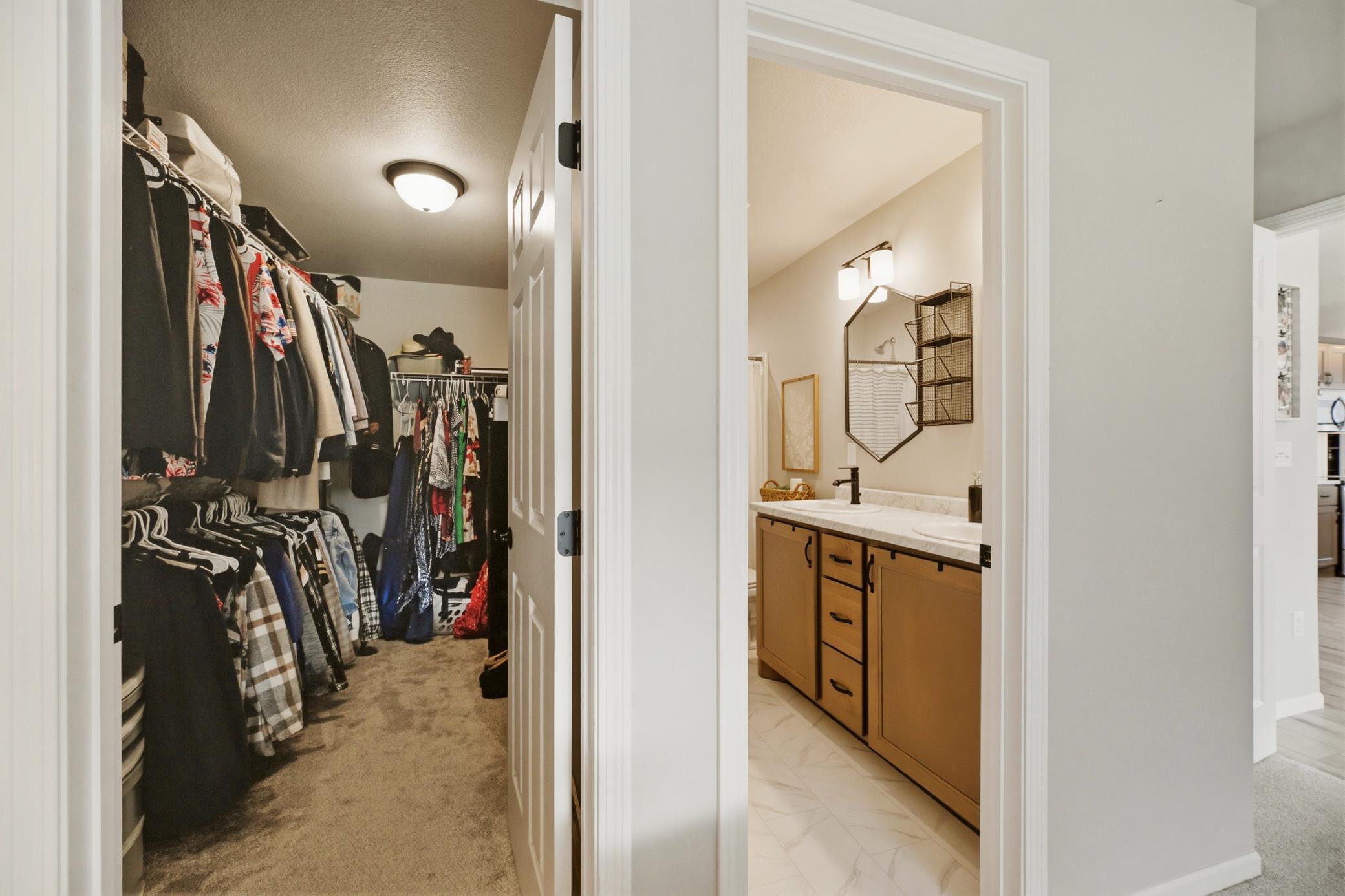 Ensuite Bath & Walk-in Closet